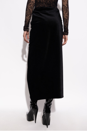 Balenciaga Welurowa spódnica