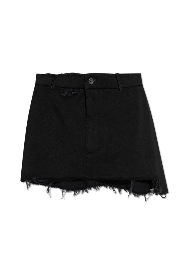Short skirt with a `vintage` effect od Balenciaga