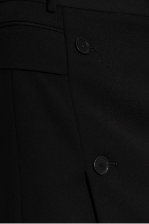 Balenciaga Falda con botones decorativos