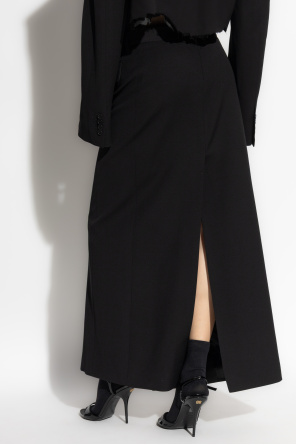 Balenciaga Rock mit dekorativen Knöpfen