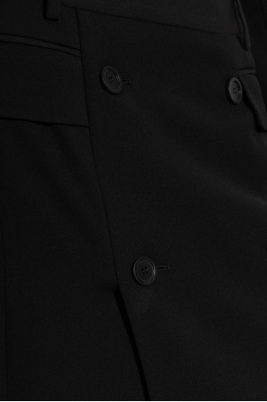 Balenciaga Rock mit dekorativen Knöpfen