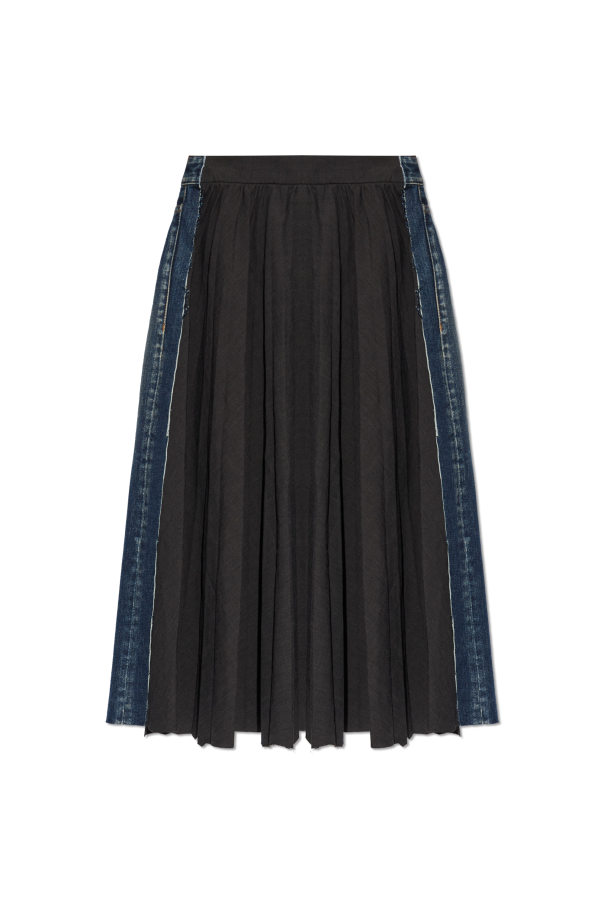 Skirt made of combined fabrics od Balenciaga