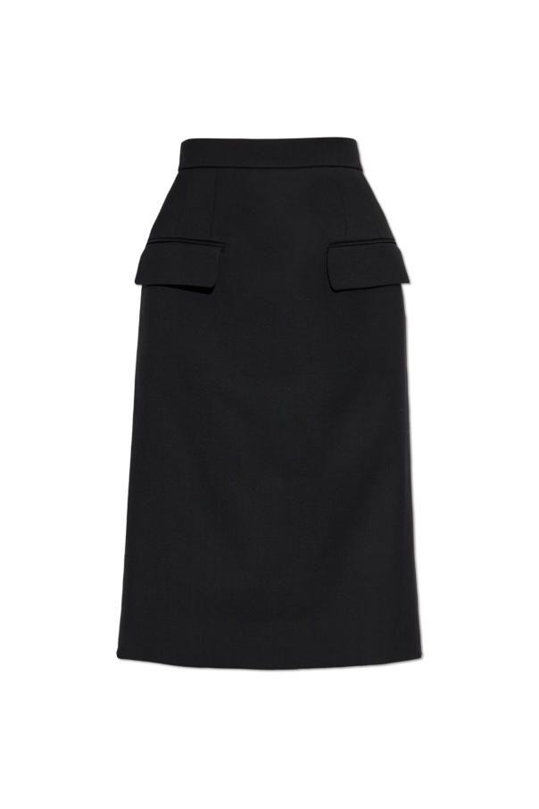 Wool skirt with pockets od Alexander McQueen