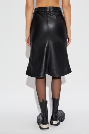 Balenciaga Leather skirt