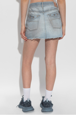Balenciaga Short denim skirt