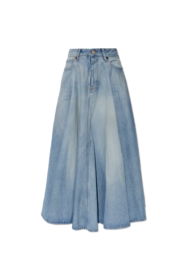 Flared denim skirt od Balenciaga