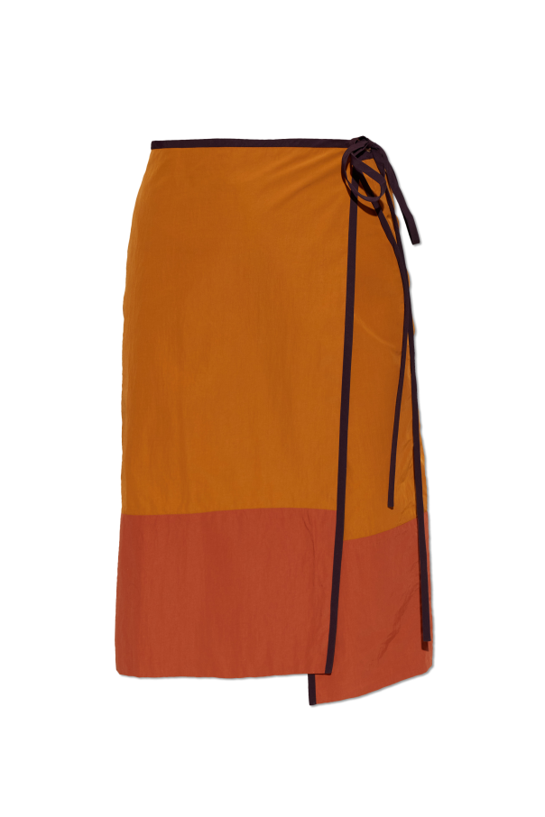 Wrap-tie skirt od Saint Laurent