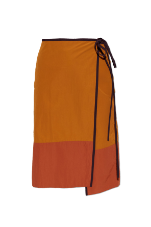 Wrap-tie skirt