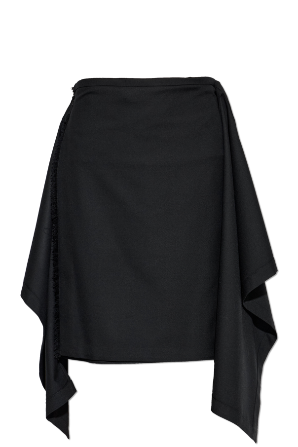 Pleated skirt with an asymmetric cut od Alexander McQueen