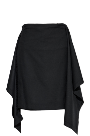 Pleated skirt with an asymmetric cut od Alexander McQueen