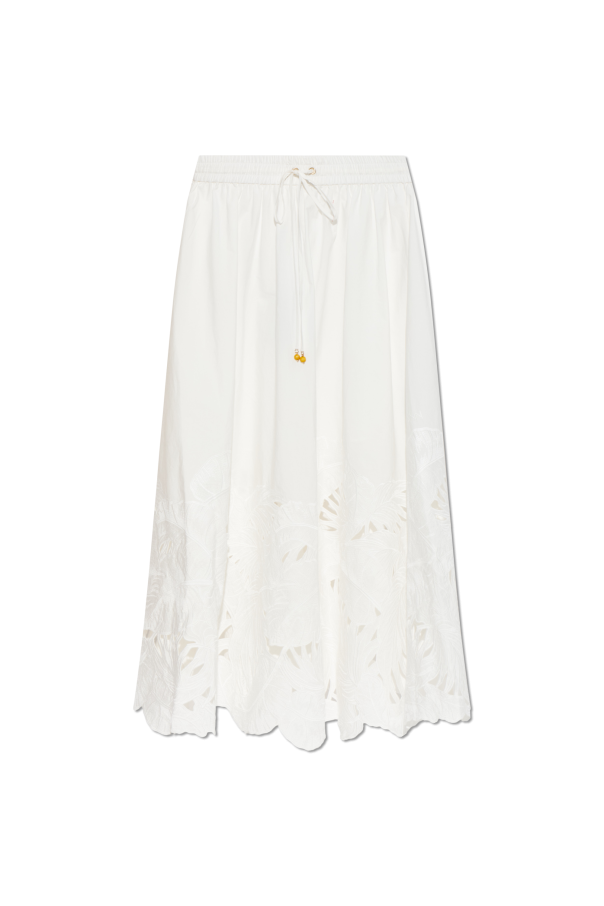 Skirt with a decorative weave od Zimmermann
