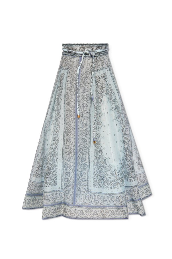Skirt with paisley motif od Zimmermann