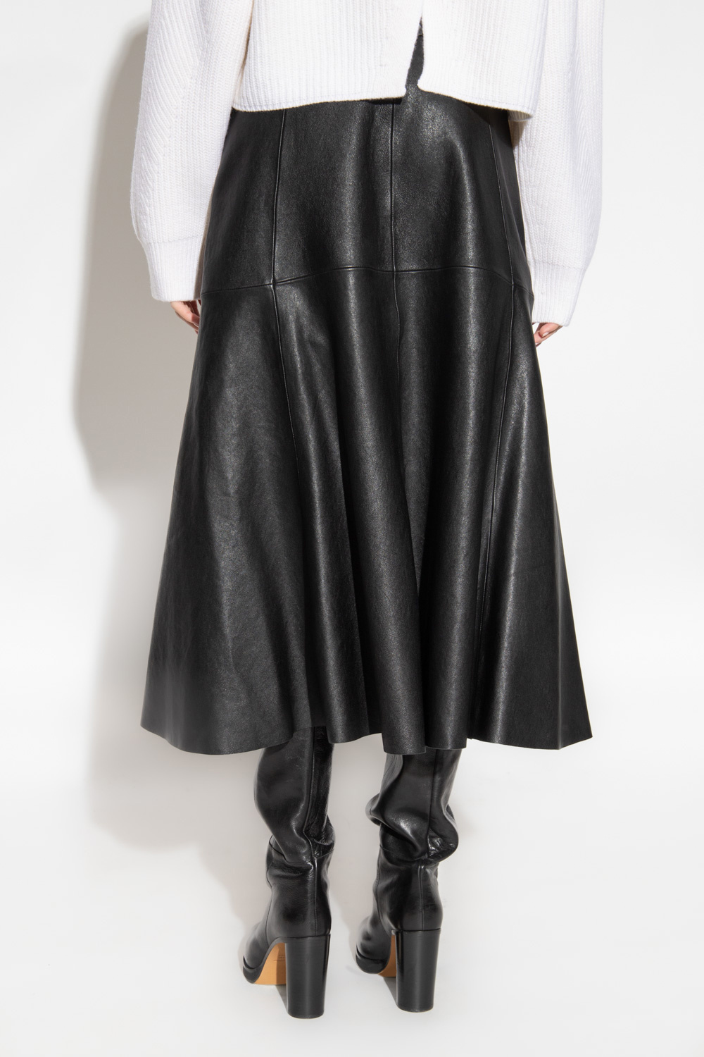forte_forte Leather skirt