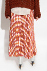 forte forte Patterned pleat-front skirt