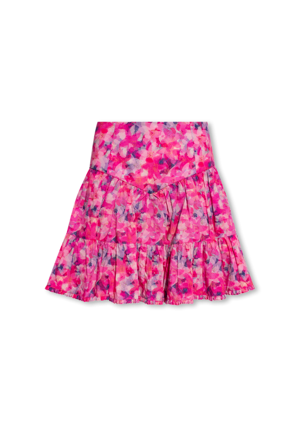 Custommade ‘Reina’ skirt with floral motif