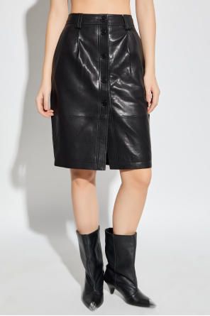 Anine Bing Falda de cuero "Zaire"