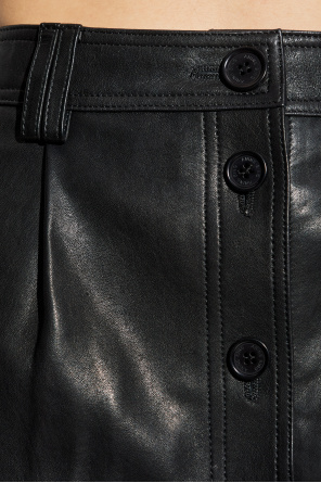 Anine Bing Falda de cuero "Zaire"