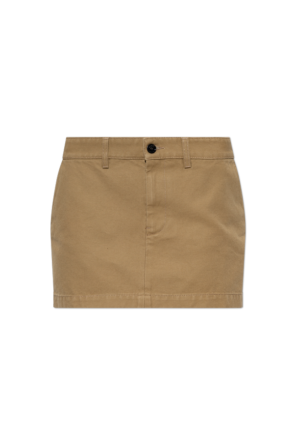 Khaki denim skirt od Balenciaga
