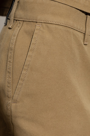 Balenciaga Khaki denim skirt