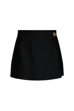 Woolen skirt-shorts