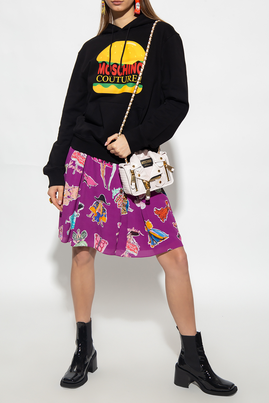 Moschino Printed skirt