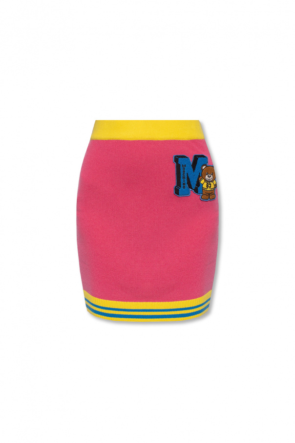 Moschino Appliquéd skirt