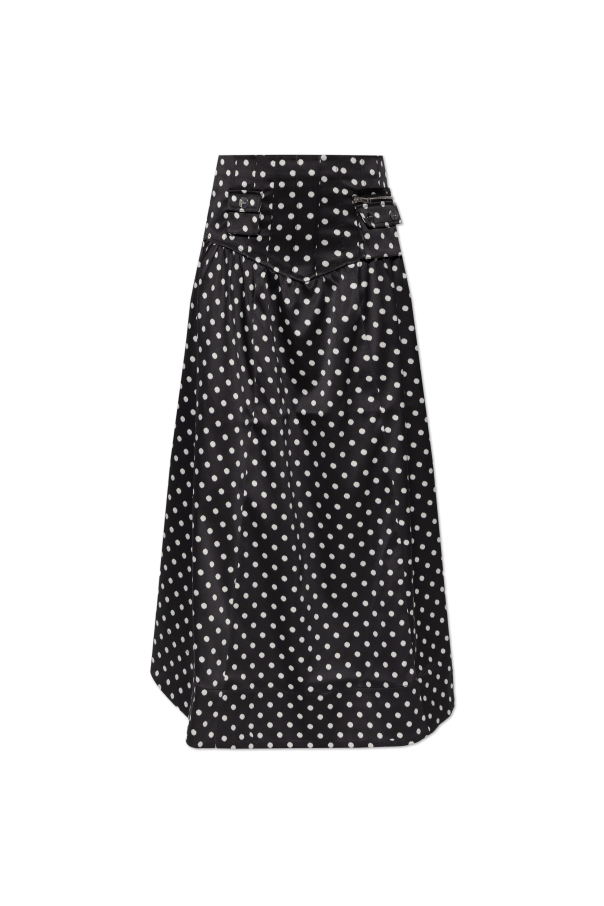 Polka dot patterned skirt od Ganni