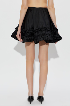Ganni Ruffled skirt