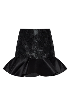 Falda con estampado floral