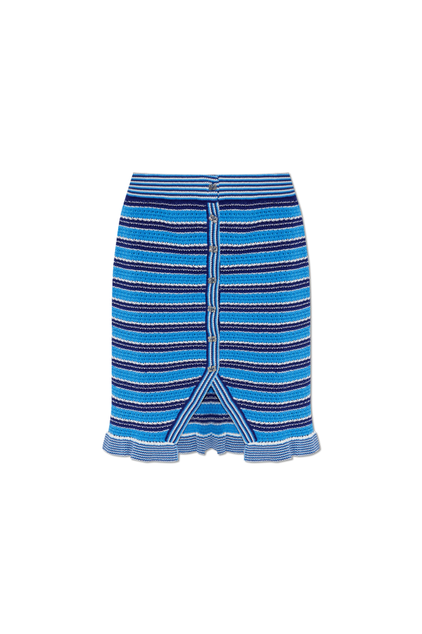 Skirt finished with a ruffle od Ganni