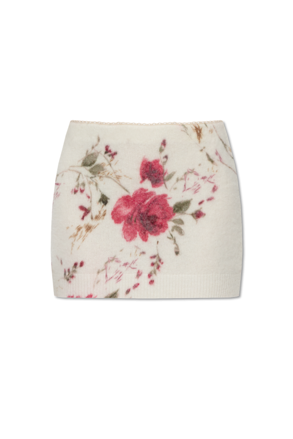 Blumarine Skirt with floral pattern