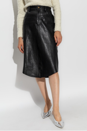 Blumarine Leather skirt