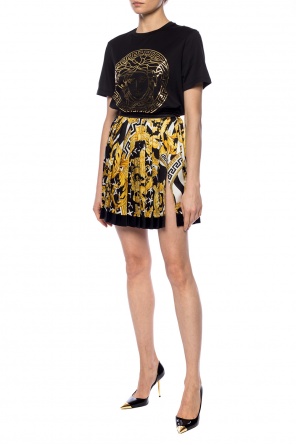 Printed pleated skirt od Versace