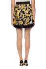 Versace Printed pleated skirt