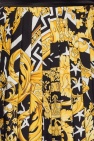 Versace Printed pleated skirt
