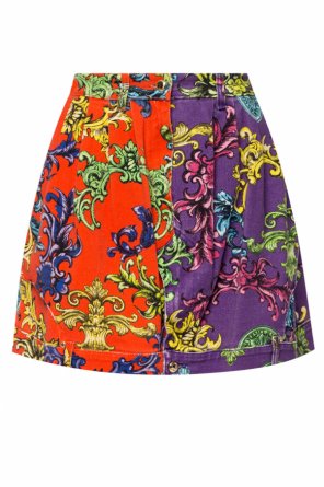 Patterned denim skirt od Versace Jeans Couture