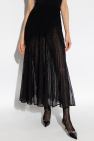 Alaïa BLACK Ribbed skirt