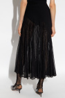 Alaïa BLACK Ribbed skirt