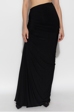 Alaïa Spódnica z drapowaniem z boku