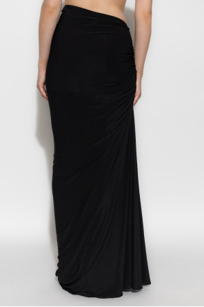 Alaïa Spódnica z drapowaniem z boku