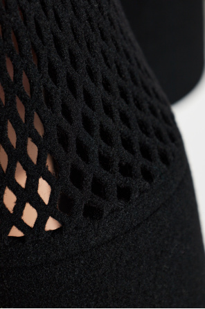 Alaïa Perforowana sukienka na ramiączkach