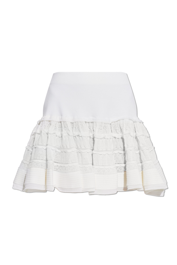 Short skirt with ruffles od Alaïa