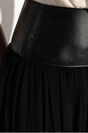 Alaïa Skirt with leather belt