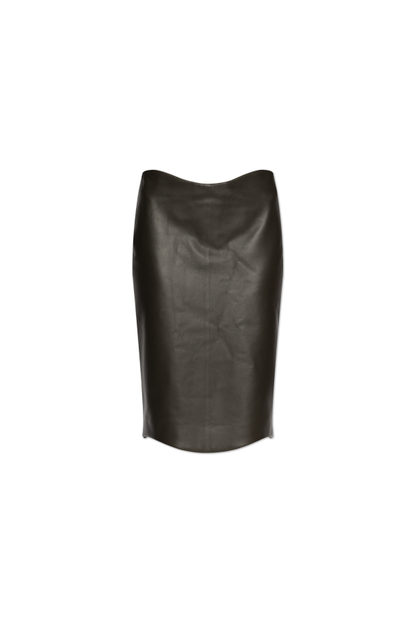 Leather skirt od Alaïa