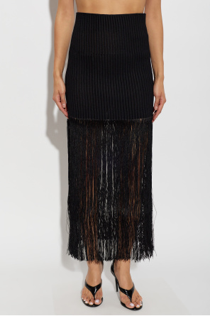 Alaïa Fringed skirt