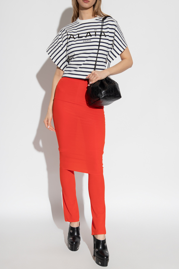 Alaïa Trousers with skirt