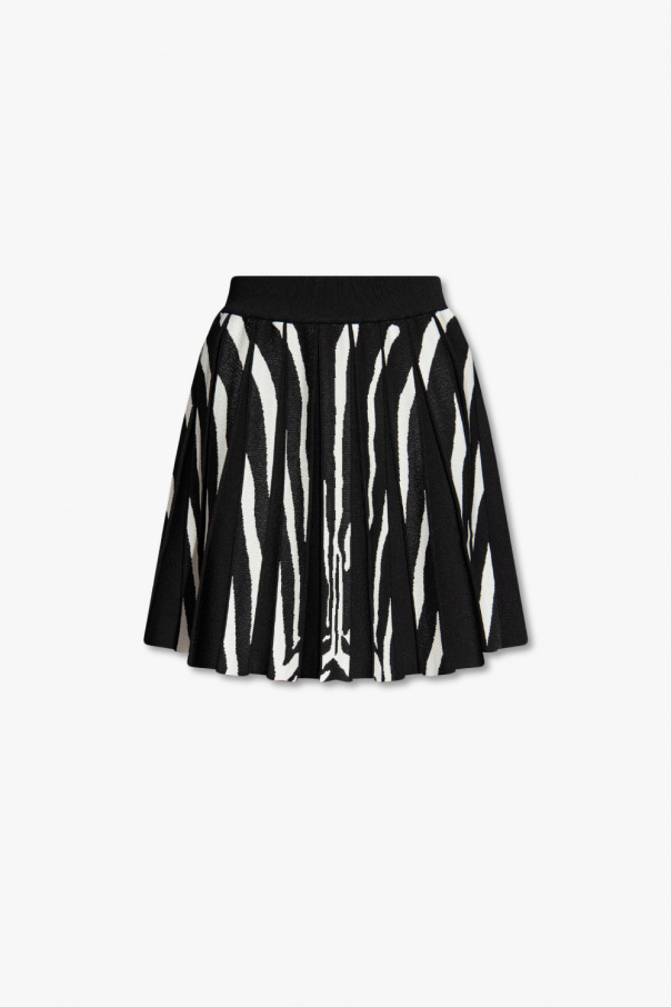 balmain print Skirt with animal motif