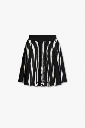 fringed tweed skirt balmain skirt