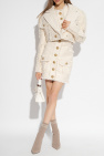 Balmain High-rise tweed skirt