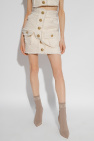 Balmain High-rise tweed skirt